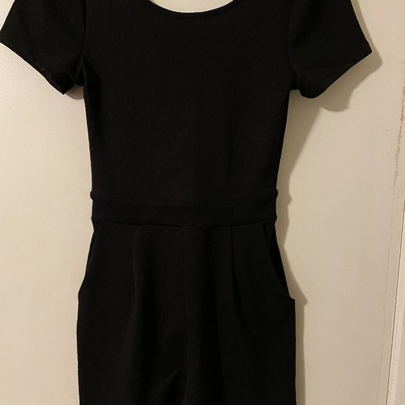 Black Romper with shorts -Small - Picture 2 of 6